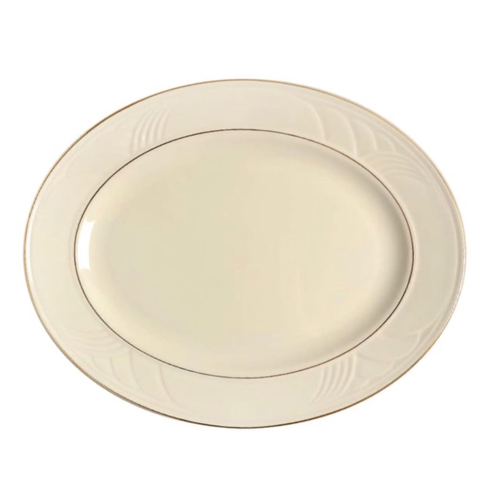 LENOX Golden Sand Dune Oval Platter